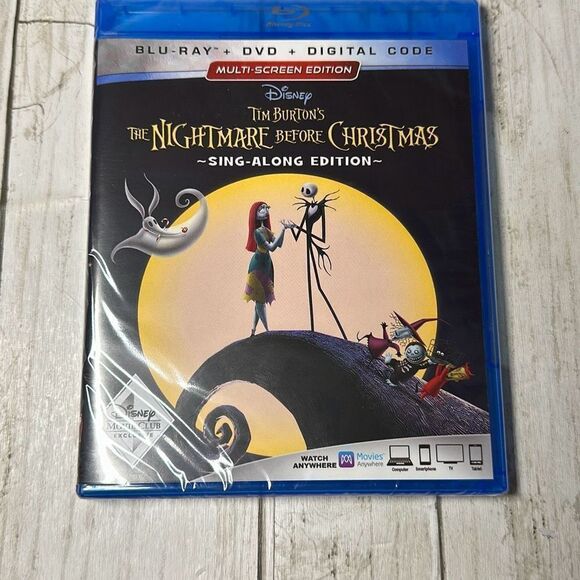 The Nightmare Before Christmas-Sing-Along Edition Disney 2018 BLU-RAY New/Sealed - Picture 3 of 4
